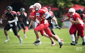Im Jugendteams der Münster Mammuts American Football spielen _ Yout-Tryout am 29.10.18
