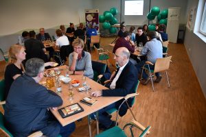 In angenehmer Atmosphäre kamen beim Polit-Talk Vertreter von münsterischen Vereinen aus Politik und Verwaltung ins Gespräch.