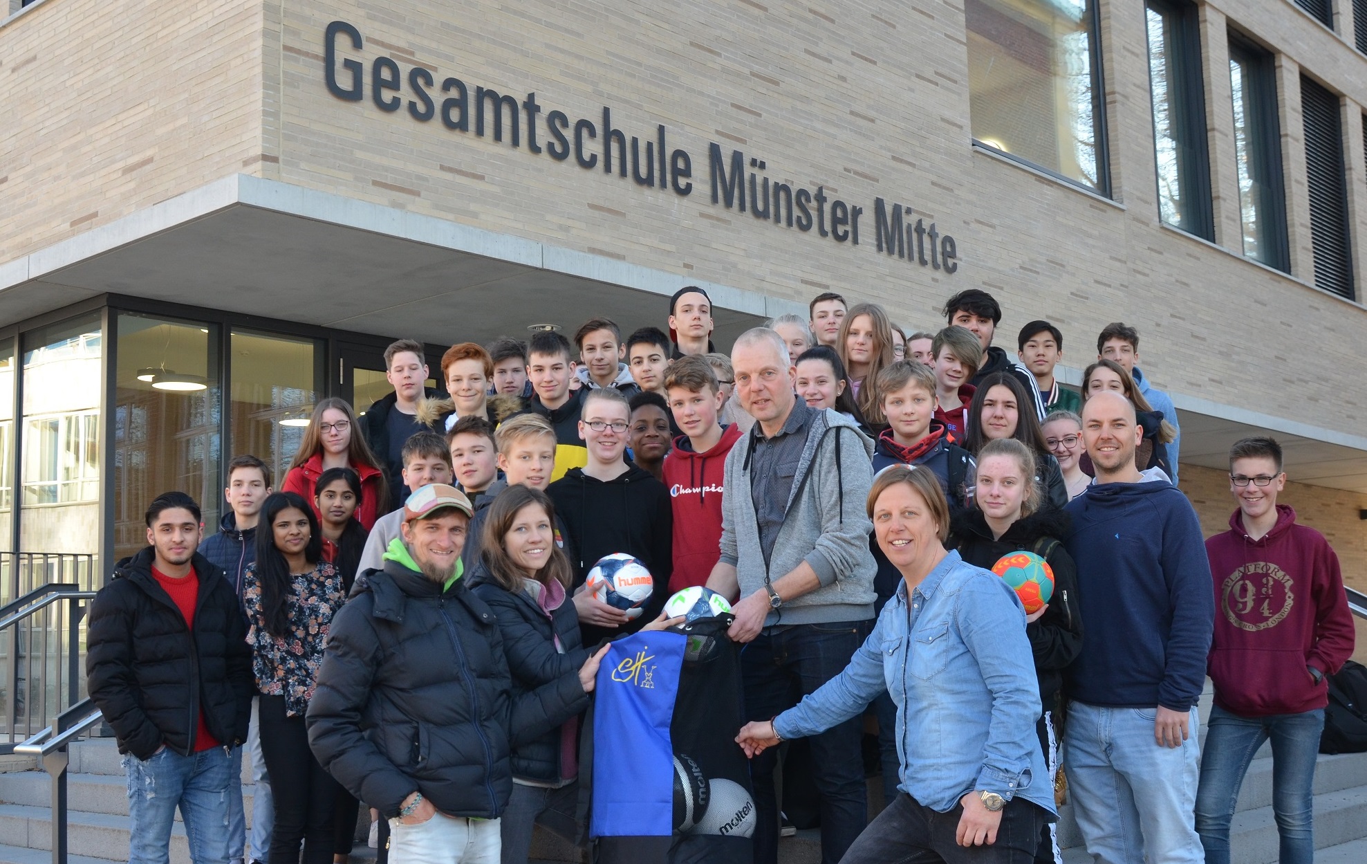 Ballsack für die Gesamtschule Münster Mitte