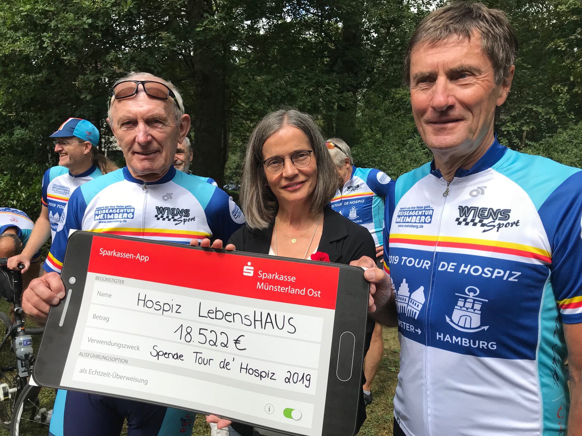 18.522,00 Euro für das Hospiz LebensHAUS in Handorf