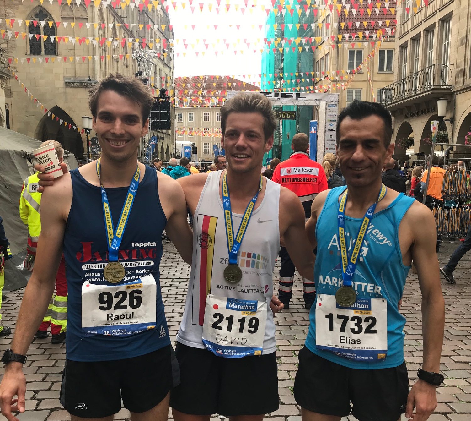 Dritter in der Wertung der schnellsten Deutschen wurde David mit 2:28:19