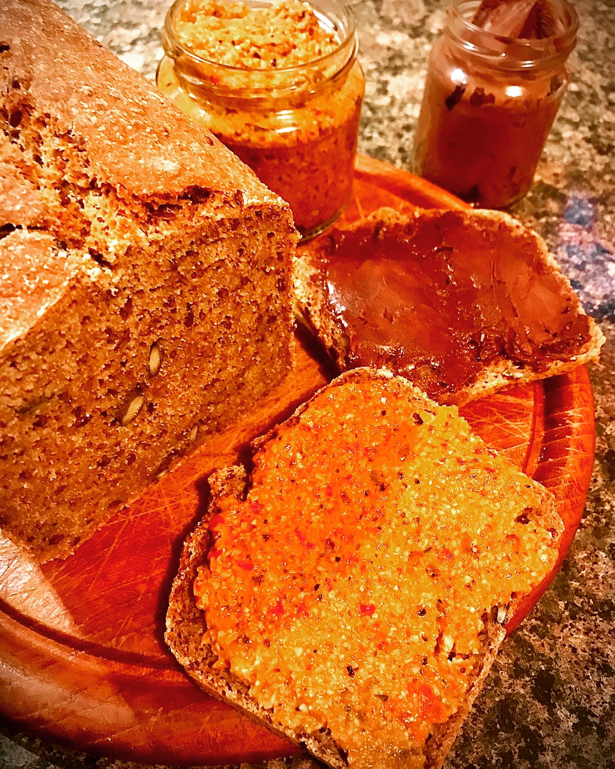 Franzis Brot für Berufstätige mit 2 leckeren Aufstrichen