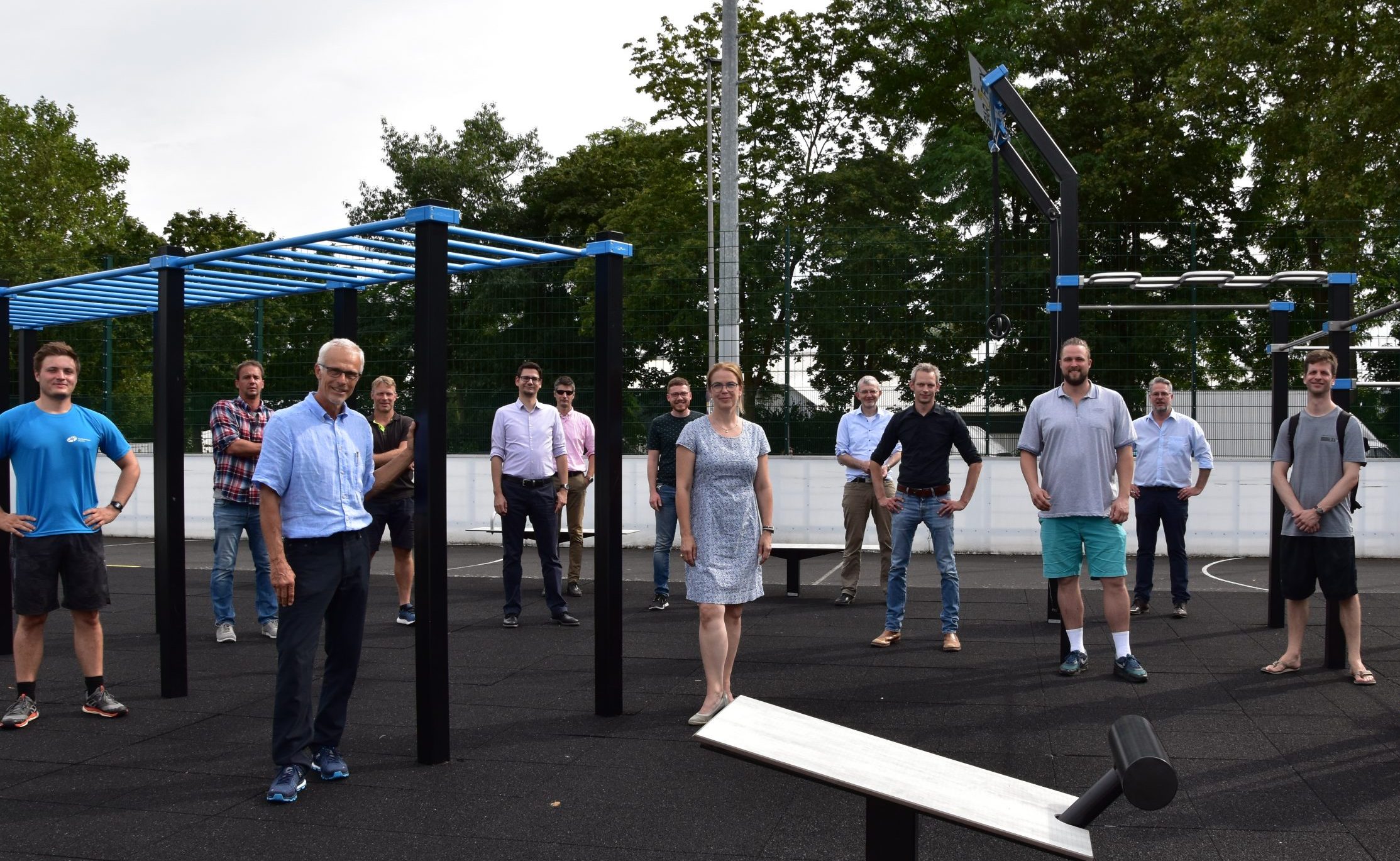 Calesthenic-Trainingsplatz eröffnet