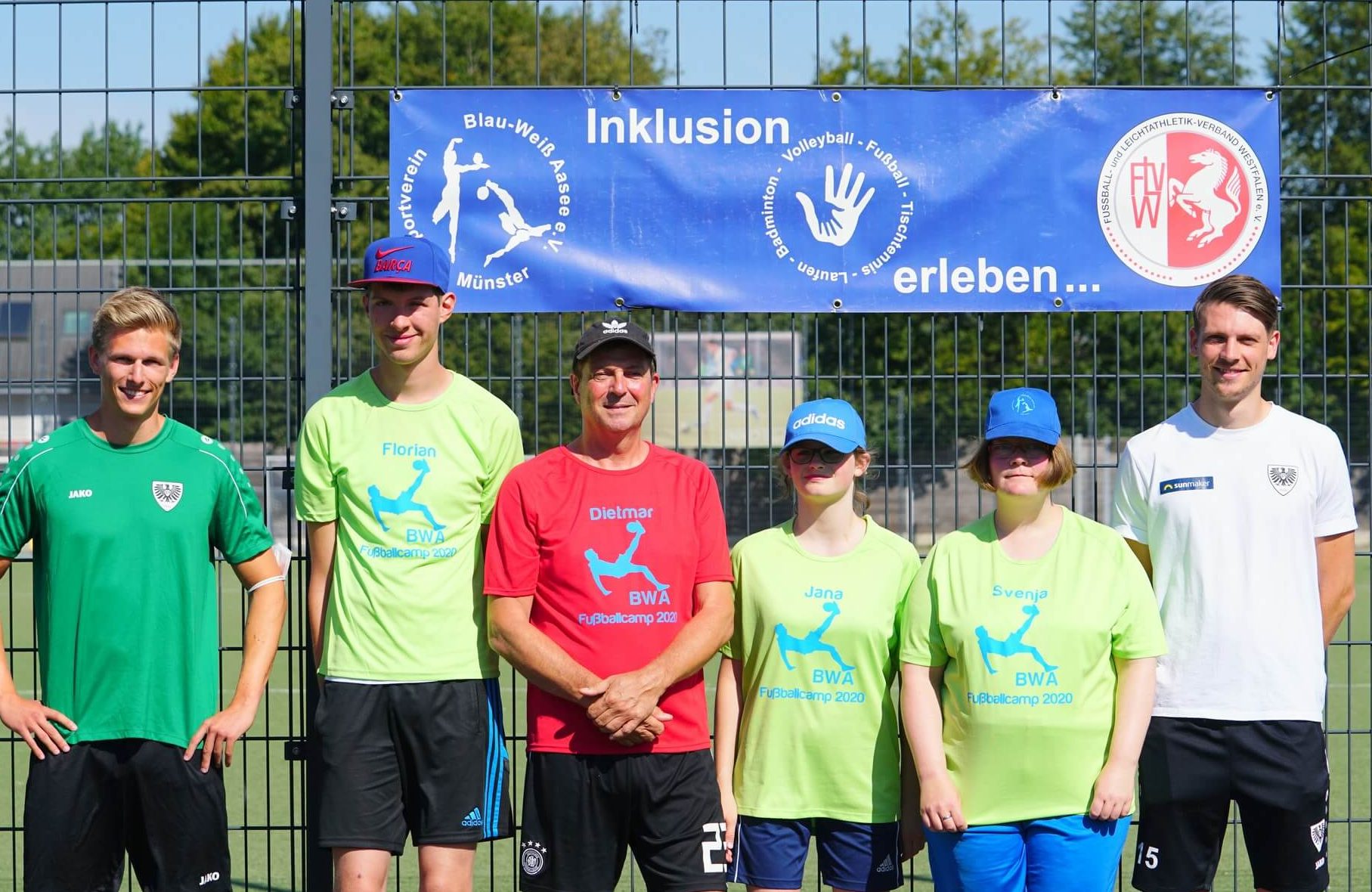 Jährlicher Besuch des inklusiven Feriencamps von BW Aasee
