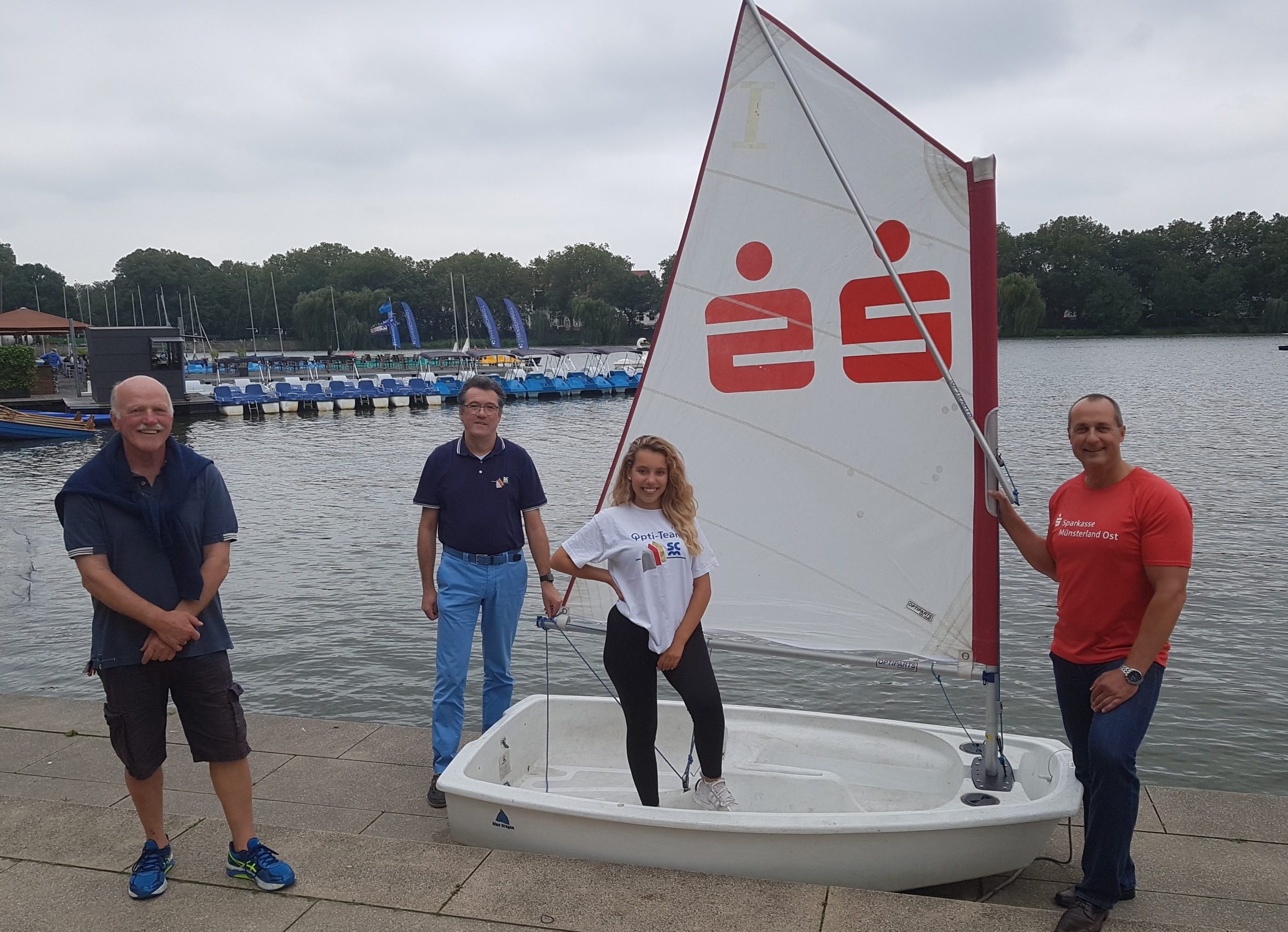 Morgen auf dem Aasee – Sparkassen Opti-Cup 2020