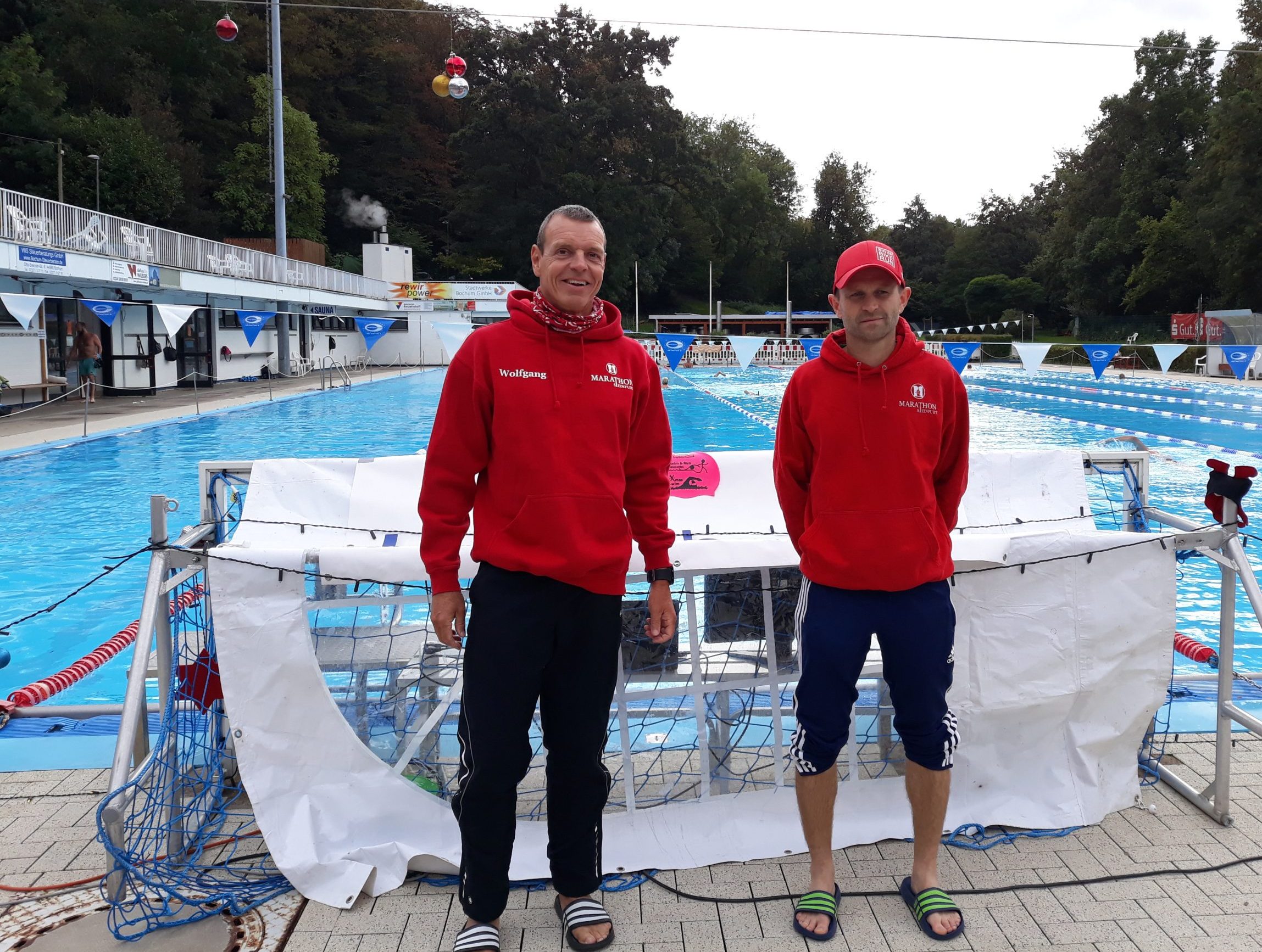 Marathonis Wolfgang Probst und Daniel Kosakowski in Bochum