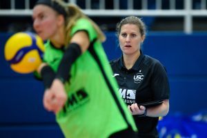 01.11.2020, Sporthalle Berg Fidel, Muenster Volleyball, Bundesliga Frauen, Normalrunde, USC Münster / Muenster vs. Allianz MTV Stuttgart