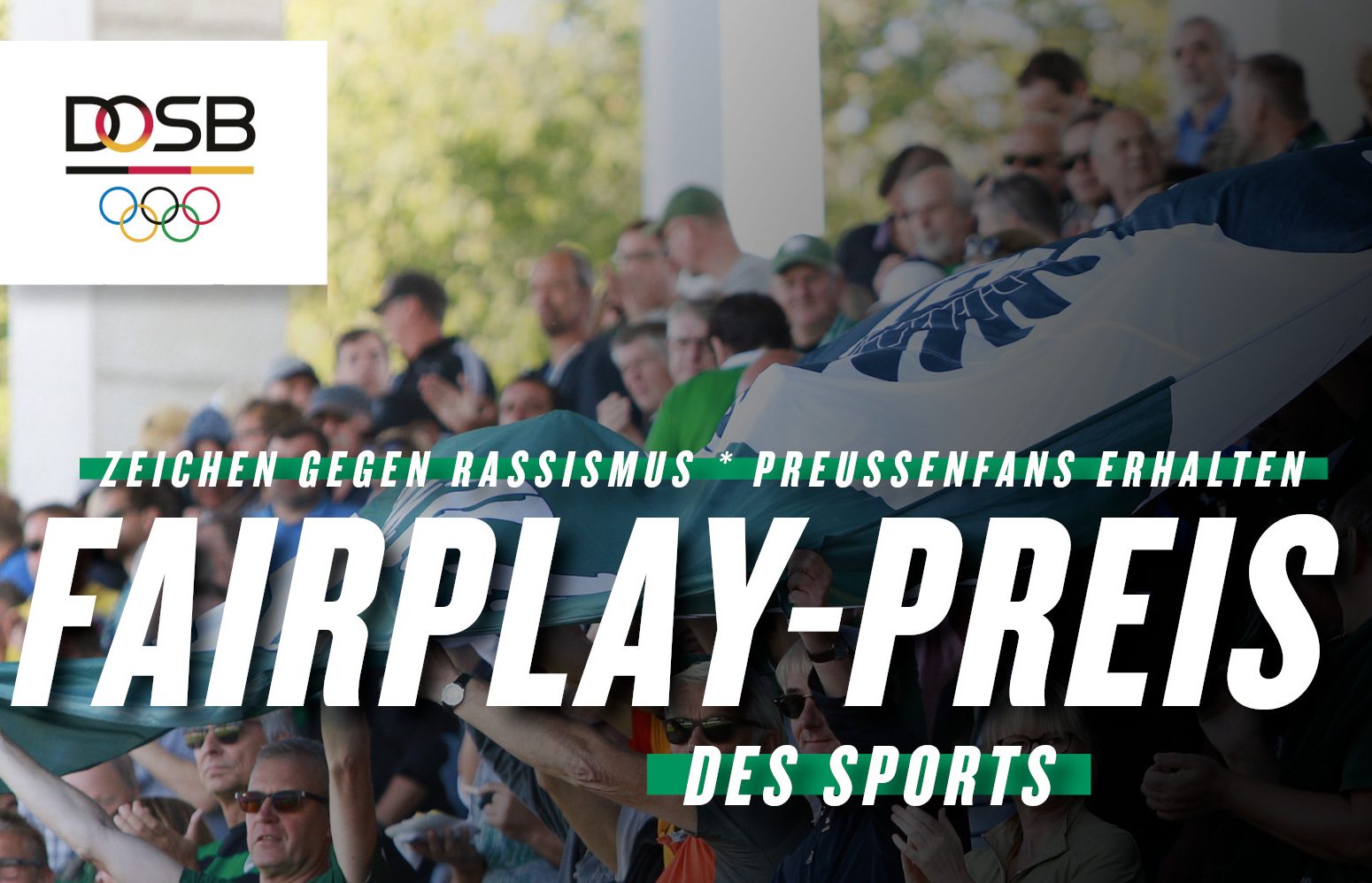 Fair Play Preis des Sports geht an die Fans des SC Preußen