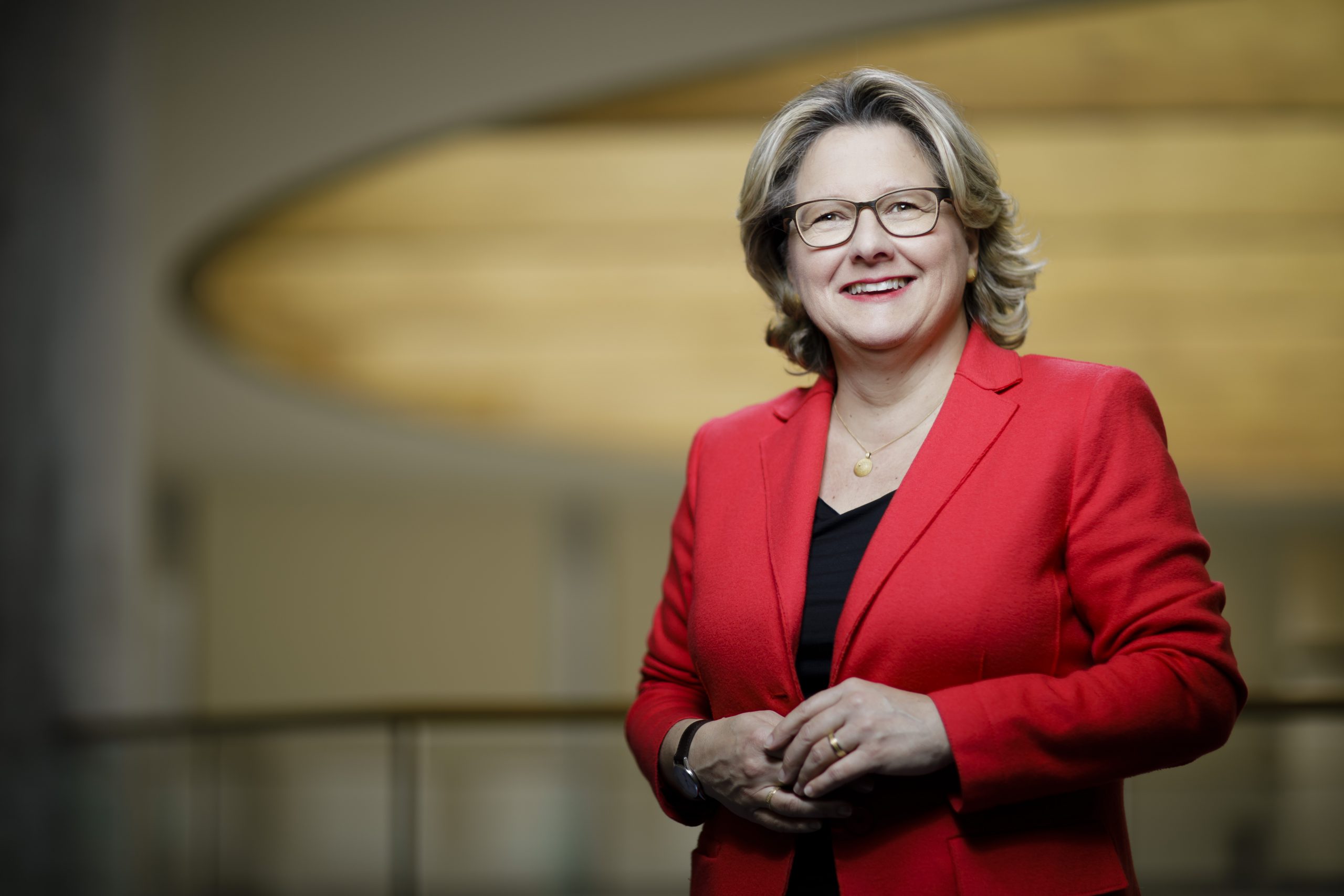 Ministerin Svenja Schulze: Nachhaltigkeit im Sport