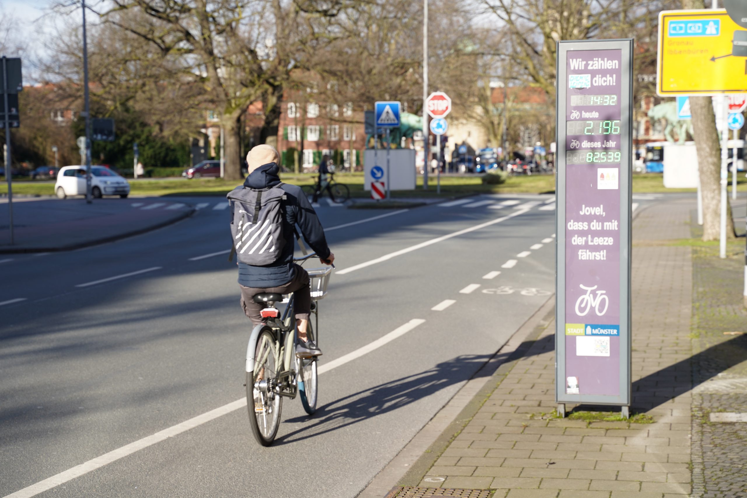 20 Millionen Radfahrende pro Jahr