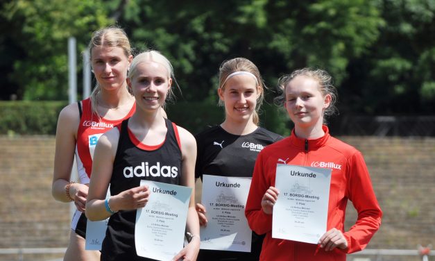 LG Brillux: Zwei DM-Normen beim Borsig-Meeting in Gladbeck