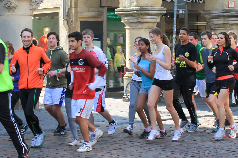 Sportliche Stadtrundgänge in Münster: Die Sightjogging Tour
