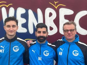 1. FC Gievenbeck: Gruppenfoto der Trainer der Zweiten und Dirtten Mannschaft