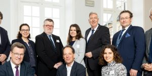 Hochschule des Spitzensports: Gruppenbild Vertragspartner der WWU