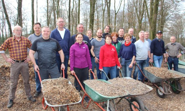 Marathon Steinfurt: Eifrig beim Arbeitseinsatz