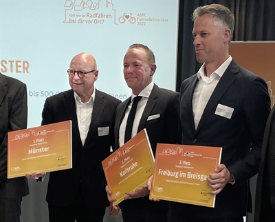 ADFC-Fahrradklima-Test: Münster belegt Spitzenplatz