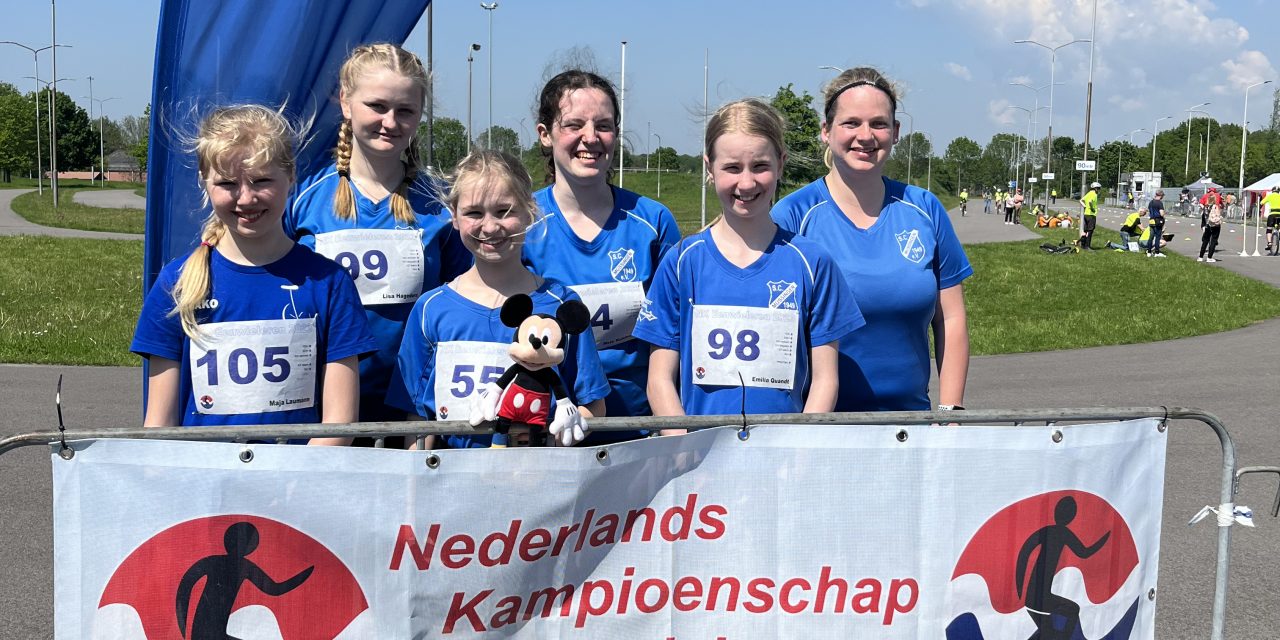 Die Einradgemeinschaft bei den Niederländischen Meisterschaften