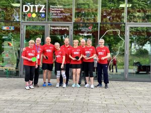 Gruppenbild der PingPongParkinson Gruppe aus Münster