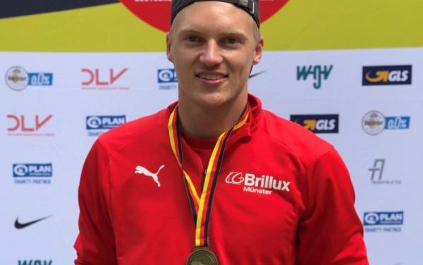 Luka Herden wird mit Bestleistung Deutscher Hochschulmeister