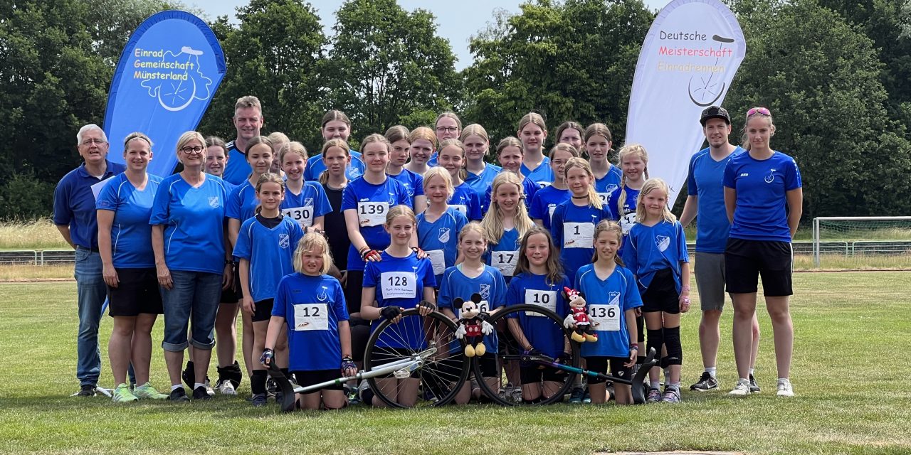 Deutsche Meisterschaft im Einrad-Rennen vom 16. bis 18. Juni – Warendorf