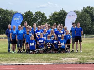 Gruppenbild bei der Deutschen Meisterschaft: Einradgemeinschaft Münsterland e.V.