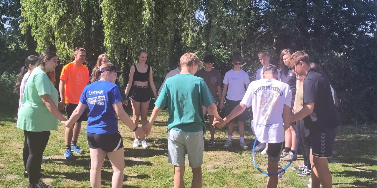 Sporthelfer*innen des Hittorf-Gymnasiums: Aktionstag an der Werse