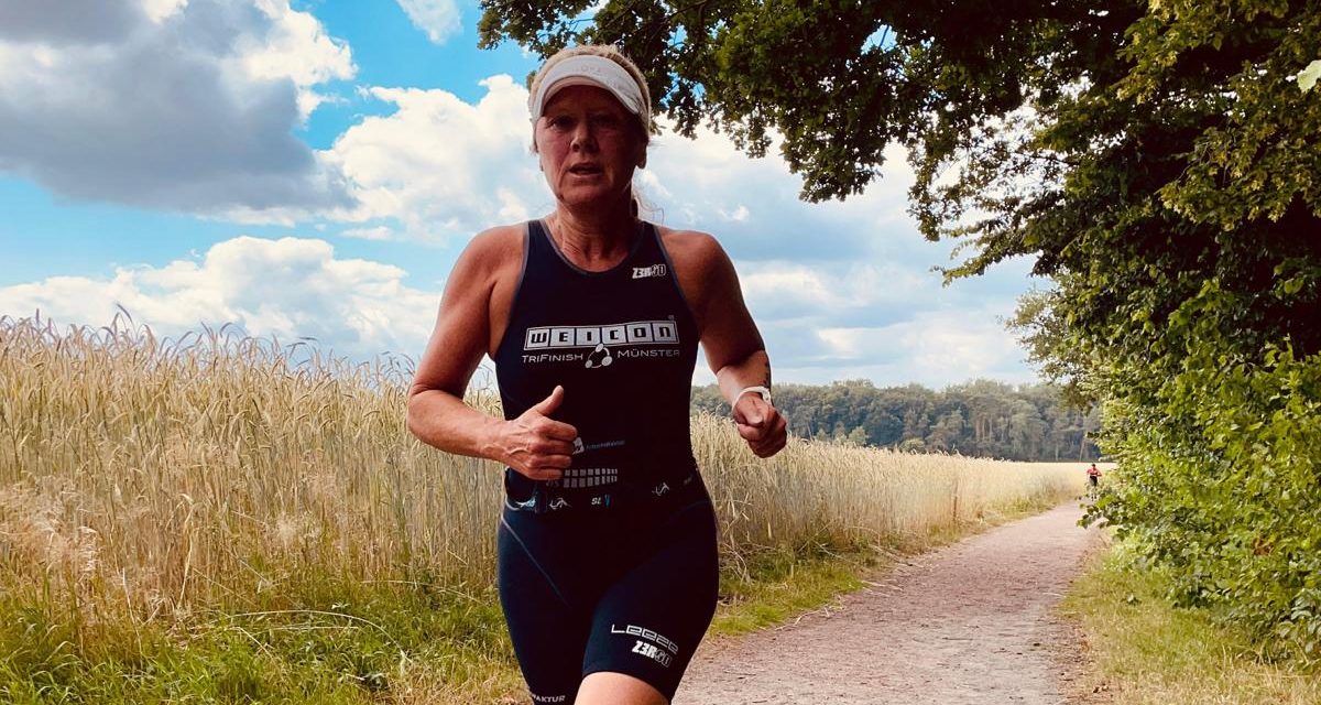 Petra Stöppler von Marathon Steinfurt auf 3. Platz