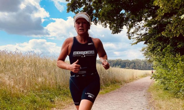 Petra Stöppler von Marathon Steinfurt auf 3. Platz