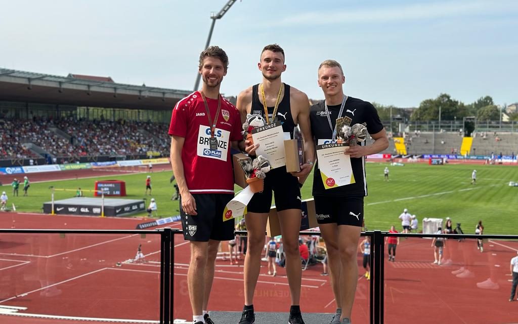 LG Brillux: Luka Herden fliegt mit Bestleistung zu DM-Silber