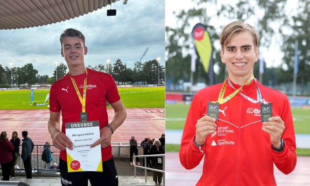 Silas Zahlten und Leonard Horstmann krönen sich in Rostock zu deutschen U20-Meistern
