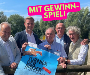 Turnier der Sieger: Gruppenbild der Veranstalter
