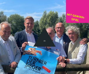 Turnier der Sieger: Gruppenbild der Veranstalter