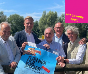 Turnier der Sieger: Gruppenbild der Veranstalter