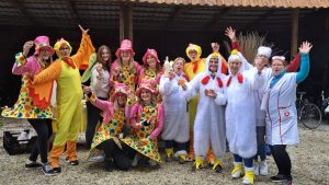 Ökullus Lauf 2023: Kostümierte an der Strecke