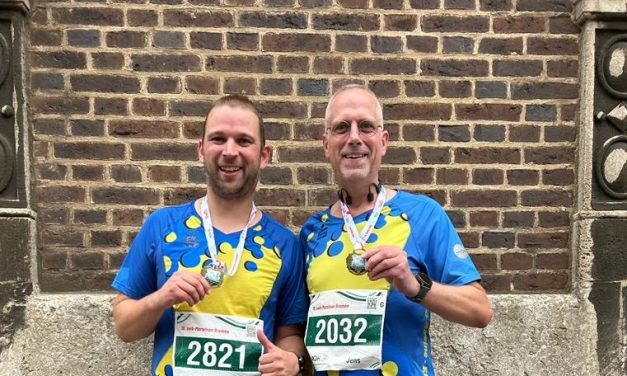 Blaugelb beim Halbmarathon in Bremen