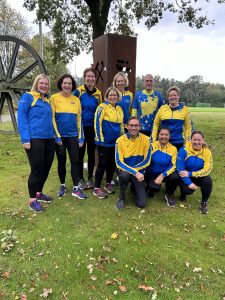 Gruppenbild LG Rheine-Elte beim Lauf Basic