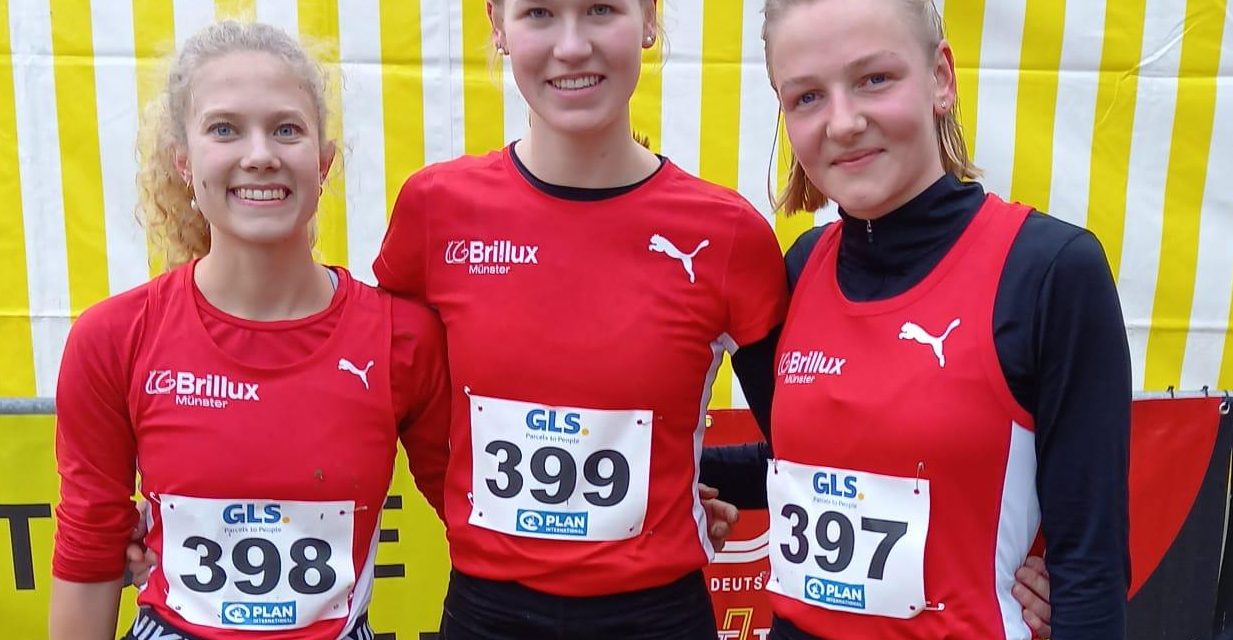 Zweimal Mannschafts-Bronze: LG-Läuferinnen jubeln bei Cross-DM