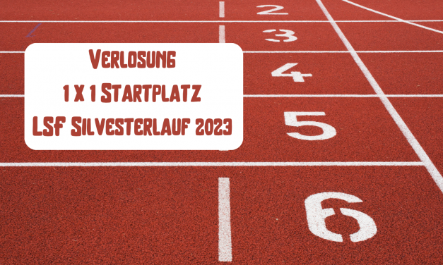 Startplatz-Verlosung: LSF-Silvesterlauf 2023