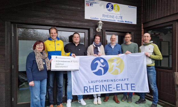 LG Rheine-Elte spendet an Roter Keil Deutschland   
