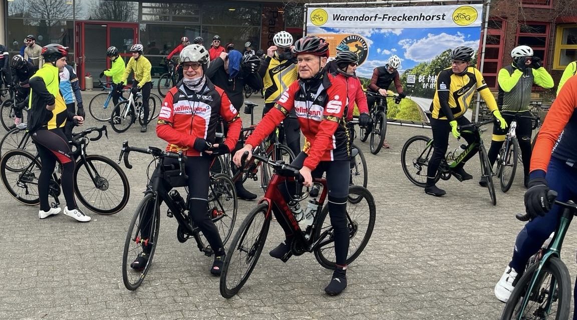 520 Radsportbegeisterte starten in die neue Radsaison 2024