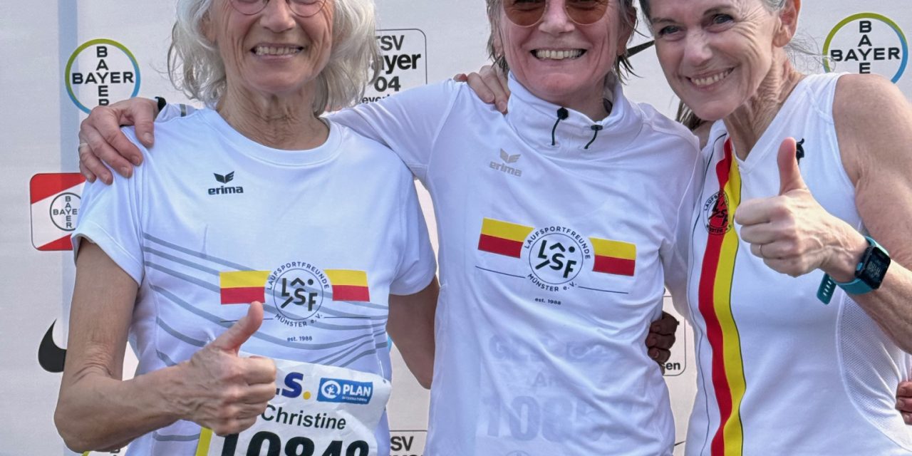 Gute Resultate für den LSF bei den Deutschen Straßenlaufmeisterschaften über 10 km in Leverkusen