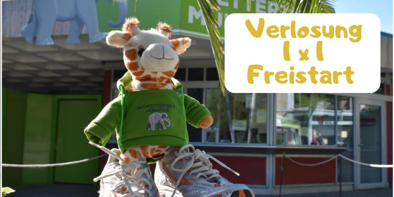 Verlosung – 1x1Freikarten – Zoolauf am 14.04.2024