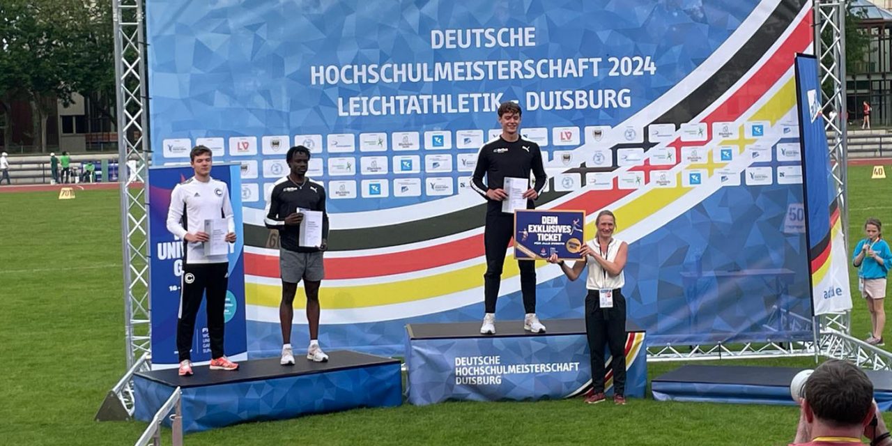 LG Brillux: Fünf Titel und mehrere DM-Normen bei deutschen Hochschulmeisterschaften
