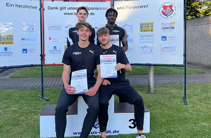 20,95 Sekunden: Leonard Horstmann läuft 200 Meter-Kreisrekord