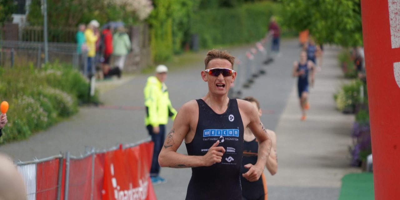 Rosenstadttriathlon Eutin: Herren von WEICON Tri Finish Münster in Eutin erneut auf Platz 5