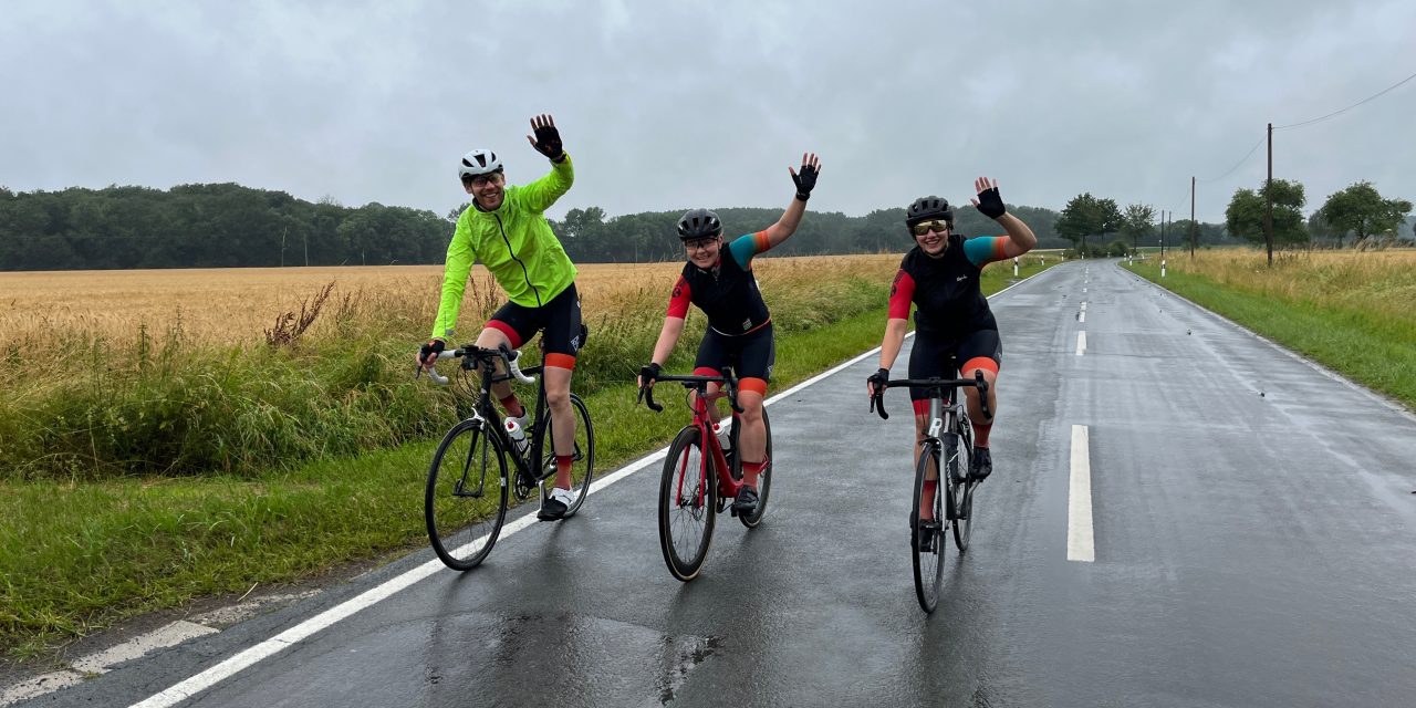 Gute Laune trotz schlechten Wetters auf der Rad-Touristik-Fahrt der RSG Warendorf- Freckenhorst