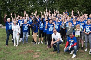 Tretbootrennen: Gruppenbild