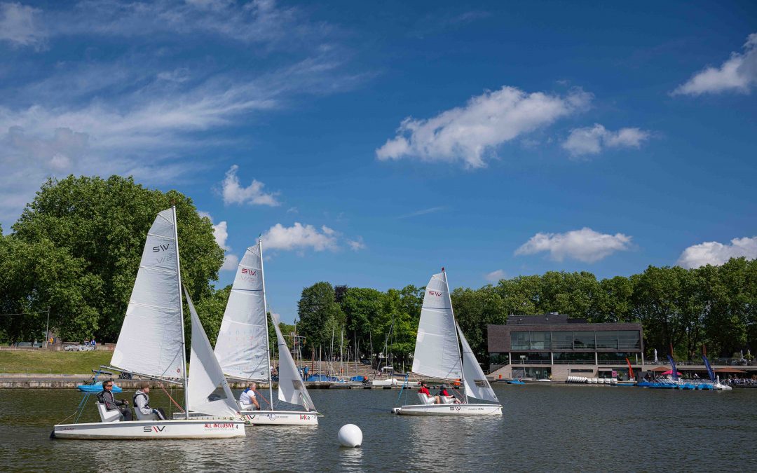 Special Olympics Ausscheidungsregatta beim Segel-Club Münster auf dem Aasee
