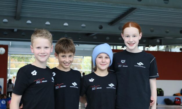 SG Schwimmen Münster erreicht 2. Platz beim Internationalen Bielefelder Herbstpokal