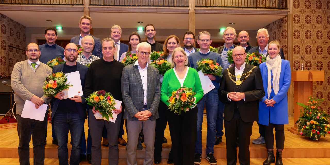 Sportvereine feiern im Rathausfestsaal ihre Jubiläen